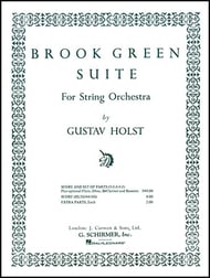 Brook Green Suite Orchestra sheet music cover